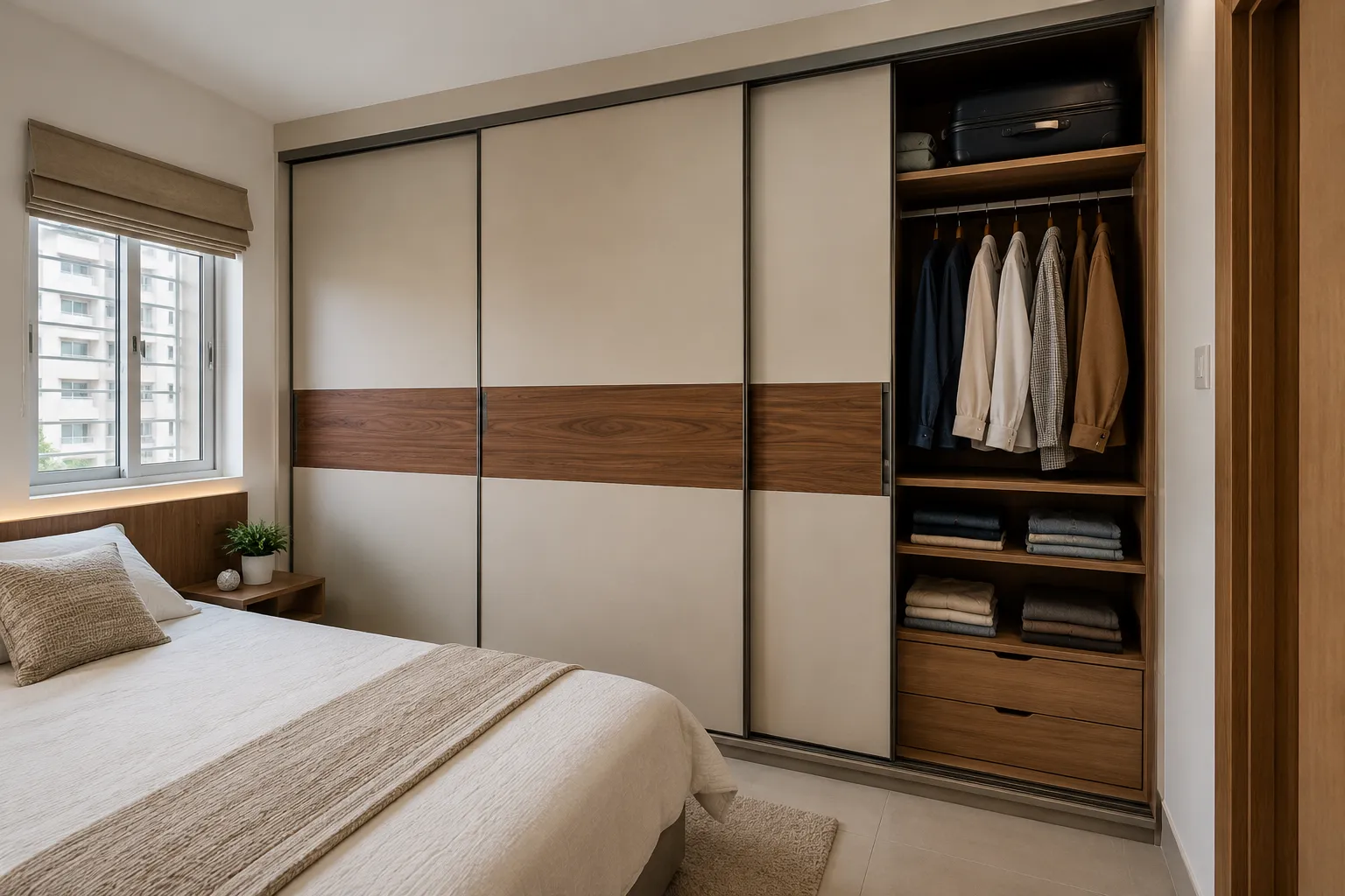 Sliding Wardrobe Design Bangalore